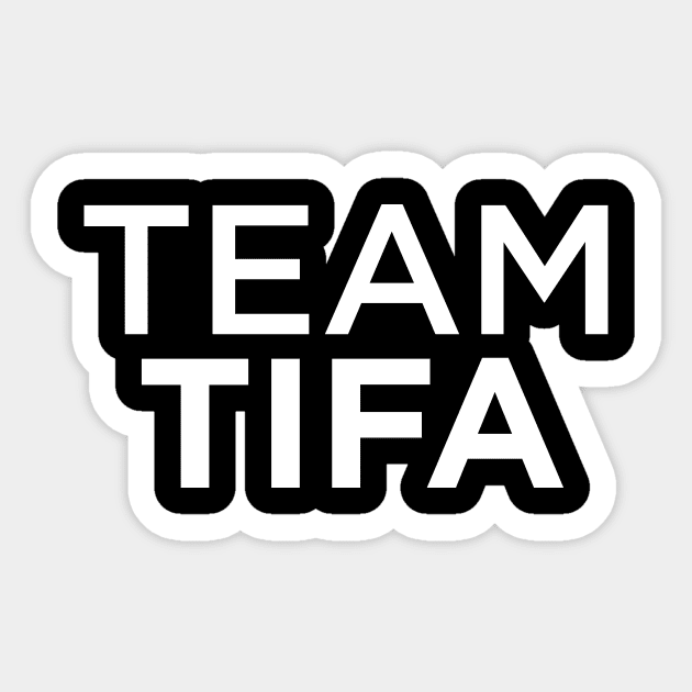 Team Tifa Sticker by JamesCMarshall
